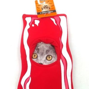 Dog/cat size X- small/small bacon hat.